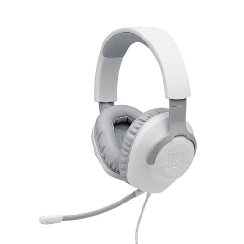 JBL Quantum 100 Closed White Gaming Headset image