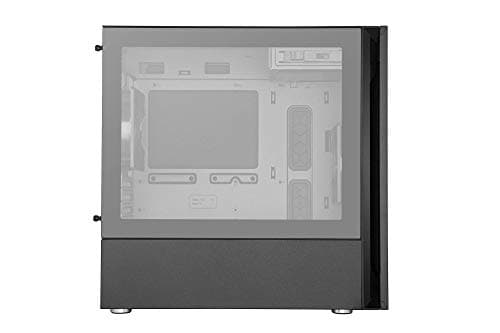 Cooler Master Silencio S400 Micro ATX Mini Tower Black Tempered Glass Side Panel and USB 3.2 Gen 1 Type-A Front Panel image