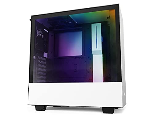 NZXT H510i ATX Mid Tower White with Tempered Glass Side Panel and USB 3.2 Gen 2 Type-C USB 3.2 Gen 1 Type-A image