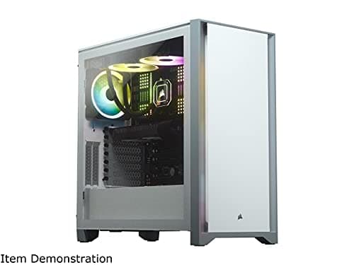Corsair 4000D Tempered Glass Mid-Tower ATX Case - White image
