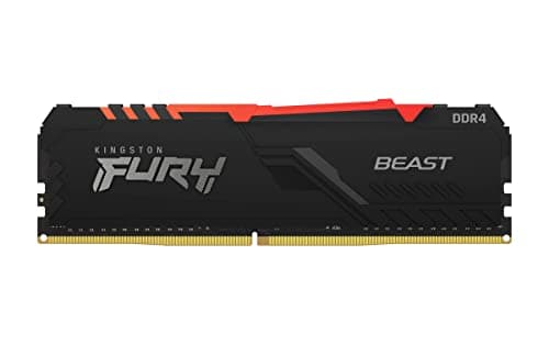 Kingston FURY Beast RGB Black / Silver DDR4-3200 CL16 8GB (1x8GB) image