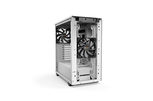 be quiet! Pure Base 500 ATX Mid Tower White with Tempered Glass Side Panel and USB 3.2 Gen 1 Type-A image
