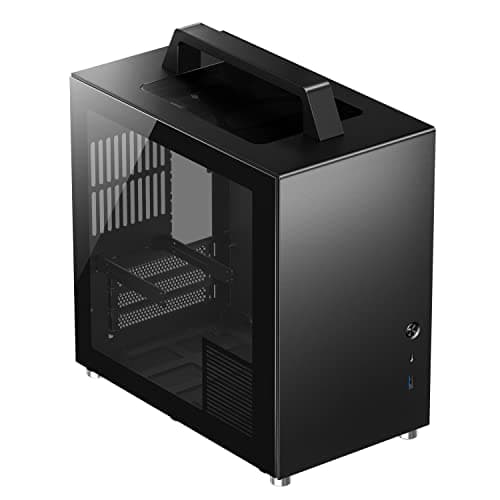 Jonsbo T8 PLUS Mini-ITX Desktop Black with Tempered Glass Side Panel and USB 3.2 Gen 1 Type-A image
