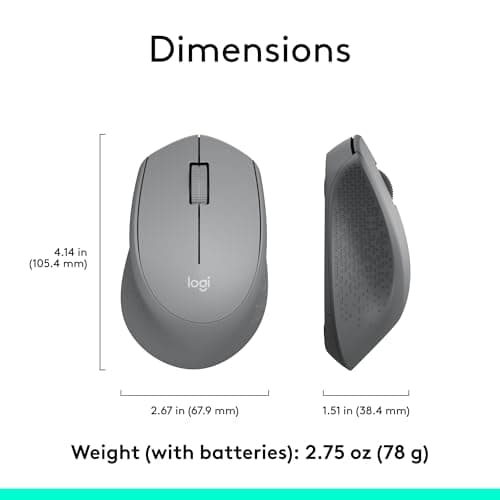 Logitech M330 Silent Plus Wireless Optical Mouse image