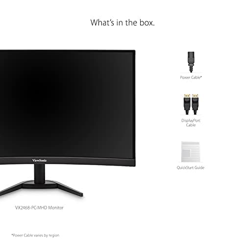 ViewSonic VX2468-PC-MHD 24" 1080p 165Hz VA Curved Monitor image