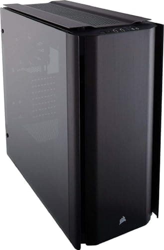 Corsair Obsidian Series 500D Premium ATX Mid Tower Black Tinted Tempered Glass Side Panel, USB 3.2 Gen 2 Type-C & USB 3.2 Gen 1 Type-A Front Panel image