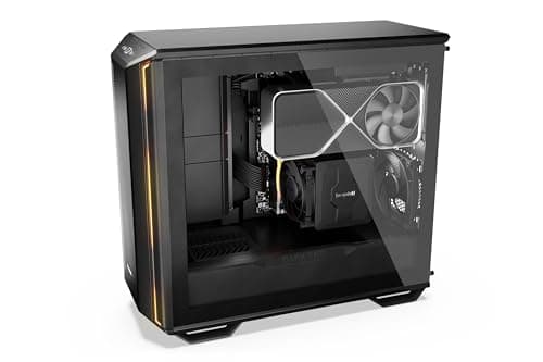 be quiet! Dark Base 701 ATX Mid Tower Black Tempered Glass Side Panel, USB 3.2 Gen 2 Type-C, USB 3.2 Gen 1 Type-A image