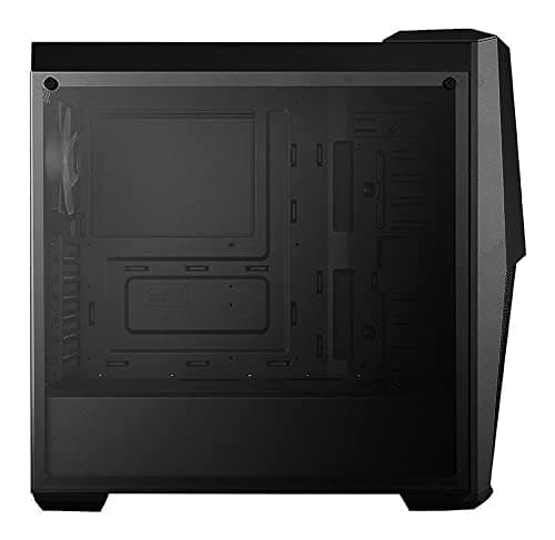 Cooler Master MasterBox MB500 ATX Mid-Tower with Three 120mm RGB Fans, Front Semi-Meshed Ventilation, Tempered Glass Side Panel & RGB Lighting System, Black (MCB-B500D-KGNN-S00) image