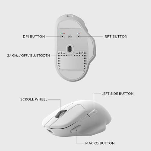 Keychron M7 Bluetooth/Wireless/Wired Optical Mouse image