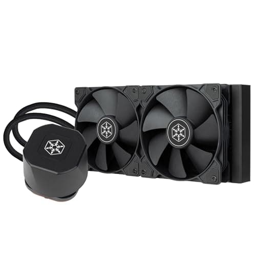 Silverstone NovaPeak Water 240mm 69.8 CFM Black main image
