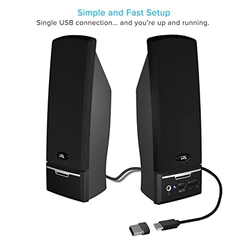 Cyber Acoustics CA-2012RB 2.0 Channel 1.5 W Speaker System image