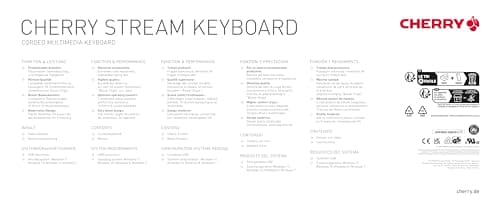 Cherry STREAM XT Wired Standard Keyboard image