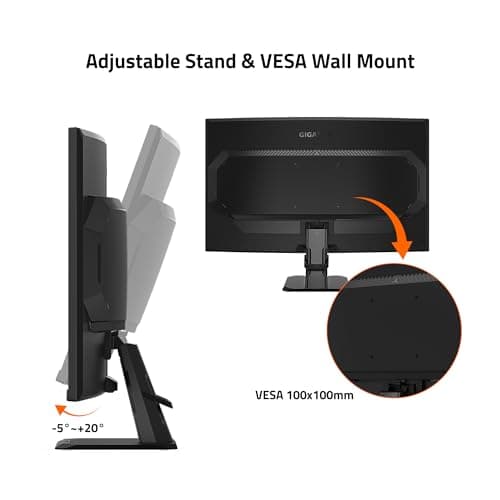 Gigabyte GS27QC 27" 1440p 170Hz VA Curved Monitor image