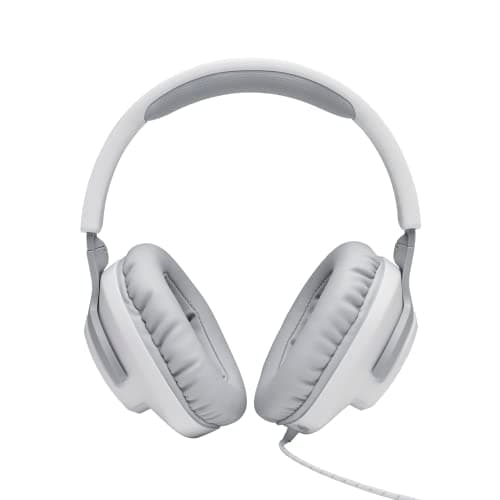 JBL Quantum 100 Closed White Gaming Headset image