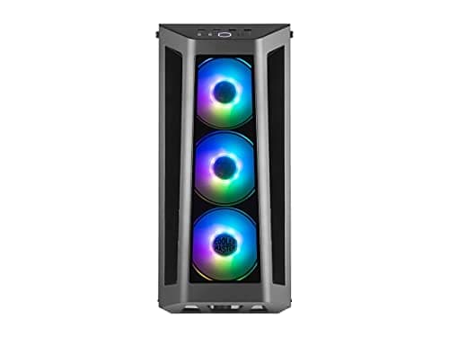 Cooler Master MasterBox MB530P ATX Mid Tower Black Tempered Glass Side Panel USB 3.2 Gen 1 Type-A USB 2.0 Type-A image