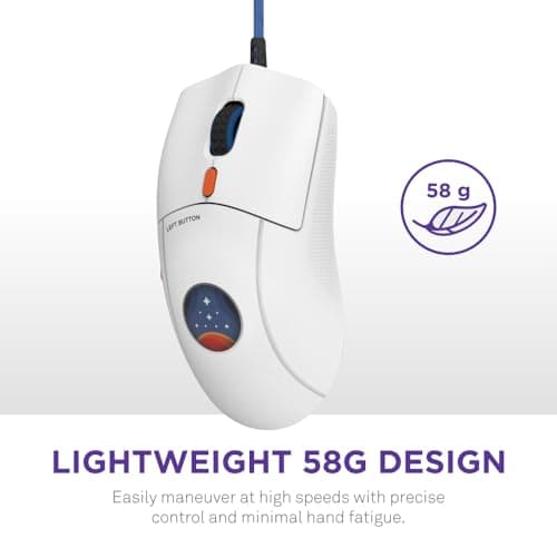 NZXT Lift 2 Starfield Wired Optical Gaming Mouse image