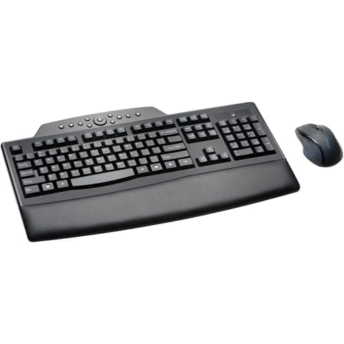 Kensington Pro Fit Wireless Comfort Desktop Set Wireless Standard Keyboard With Optical Mouse image