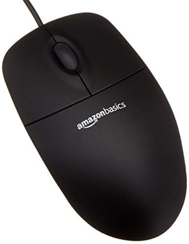 AmazonBasics USB Wired Computer Keyboard and Wired Mouse Bundle Pack image