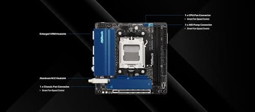 ASRock A620 AI WiFi AM5 DDR5 Mini ITX image