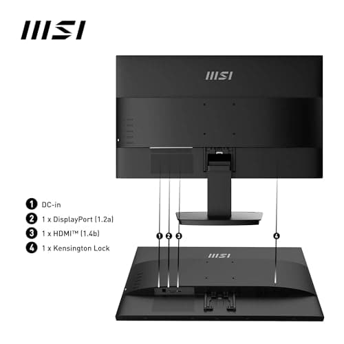 MSI Pro MP2412 23.8" 1920x1080 100Hz VA Monitor image