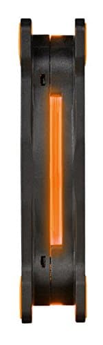 Thermaltake Riing 140mm 51.15 CFM Orange LED Black / Orange 1-Pack image
