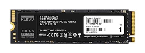 Klevv CRAS 1TB SSD M.2-2280 PCIe 3.0 NVMe image
