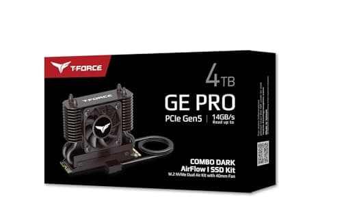 TEAMGROUP T-Force GE PRO AirFlow 4TB M.2 SSD PCIe 5.0 NVMe image