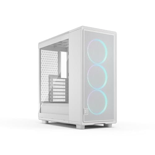 Fractal Design Epoch RGB ATX Mid Tower White Tempered Glass Side Panel main image
