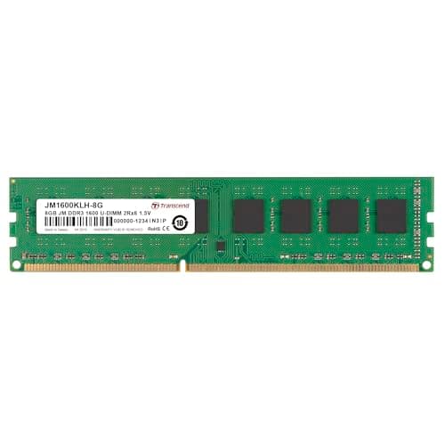 Transcend JetRam Black / Green DDR3-1600 CL11 8GB (1x8GB) main image