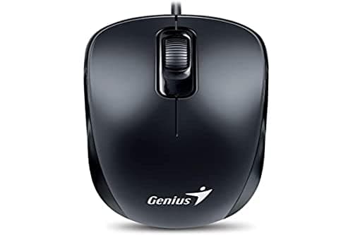 Genius DX 110 Wired Optical Black Mouse image