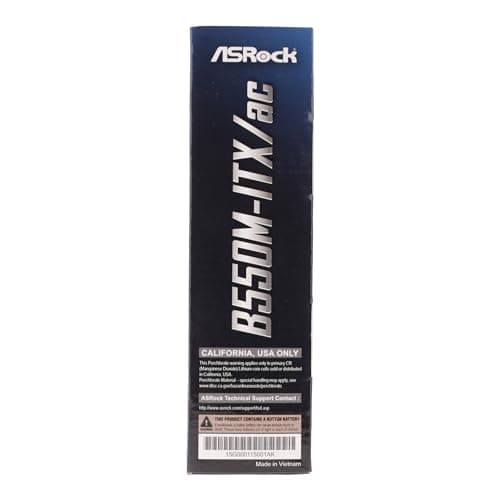 ASRock B550 B550M-ITX/ac AM4 DDR4 Mini ITX image