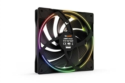 be quiet! Light Wings 140mm Black PWM RGB high-speed image