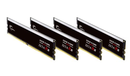G.Skill Zeta R5 Black / White Registered DDR5-6400 CL32 64GB (4x16GB) image
