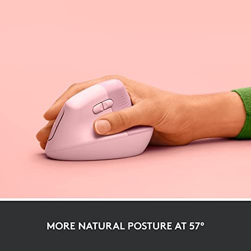 Logitech LIFT Pink Bluetooth Wireless Optical Mouse image