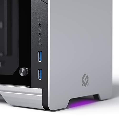 MagniumGear Neo-G Mini V2 Mini-ITX Tower Black with Tempered Glass Side Panel and USB 3.2 Gen 1 Type-A Front Panel image