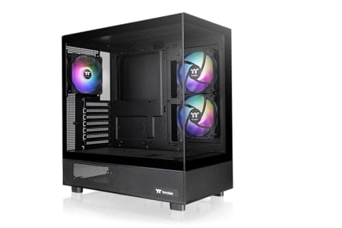 Thermaltake View 270 Plus ATX Mid Tower Black Tempered Glass ARGB image