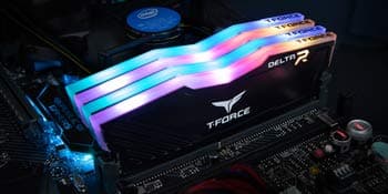 TEAMGROUP T-Force Delta RGB Black DDR4-3000 CL16 16GB (2x8GB) image