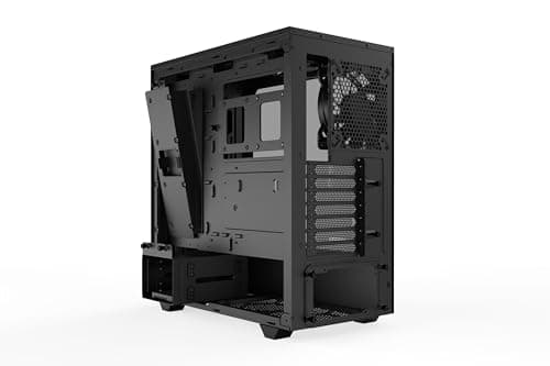 be quiet! Pure Base 500DX ATX Mid Tower Black with Tempered Glass Side Panel and USB 3.2 Gen 2 Type-C, USB 3.2 Gen 1 Type-A image