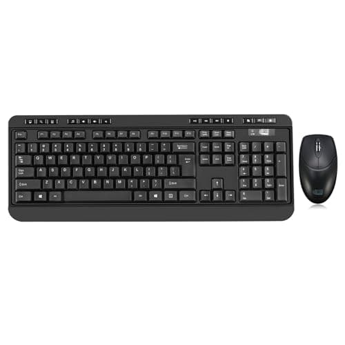 Adesso WKB-1320CB Wireless Standard Keyboard With Optical Mouse main image