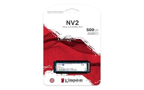 Kingston NV2 500GB M.2-2280 SSD PCIe 4.0 x4 NVMe image