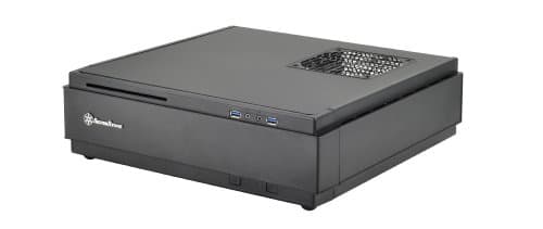 Silverstone ML07B HTPC Black with USB 3.2 Gen 1 Type-A image