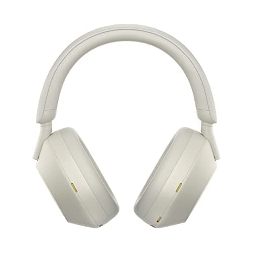 Sony XM5 Closed-Back Silver Headphones image