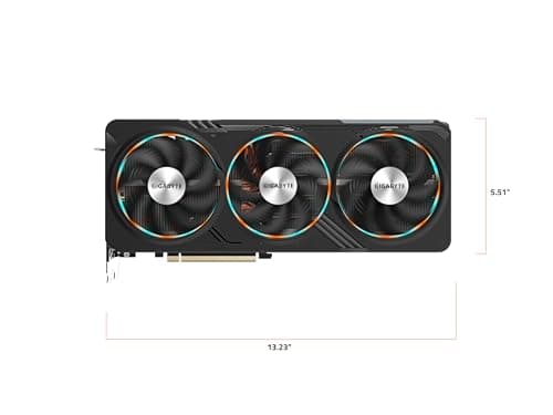 Gigabyte GAMING OC GeForce RTX 4070 Ti SUPER 16GB GDDR6X Black image