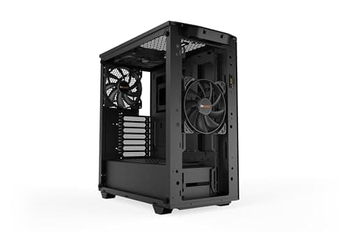 be quiet! Pure Base 500DX ATX Mid Tower Black with Tempered Glass Side Panel and USB 3.2 Gen 2 Type-C, USB 3.2 Gen 1 Type-A image