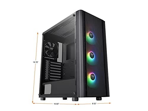 Thermaltake V250 ATX Mid Tower Black Tempered Glass ARGB Air image