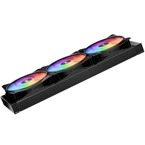 be quiet! Light Wings LX 120mm Black Addressable RGB PWM 48.8 CFM 3-Pack image