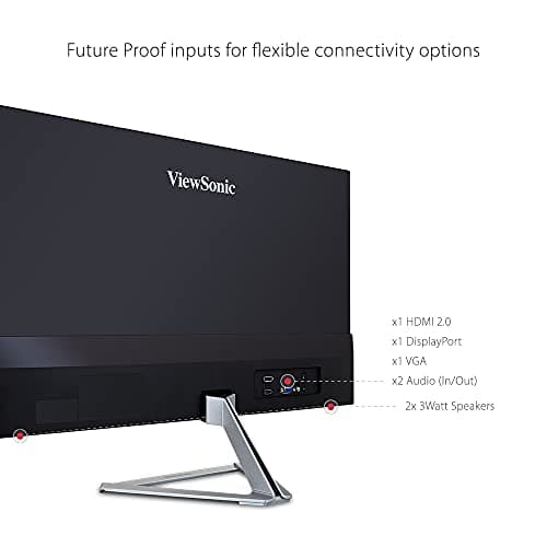 ViewSonic VX2476-SMHD 23.8" 1080p 75Hz IPS Monitor image