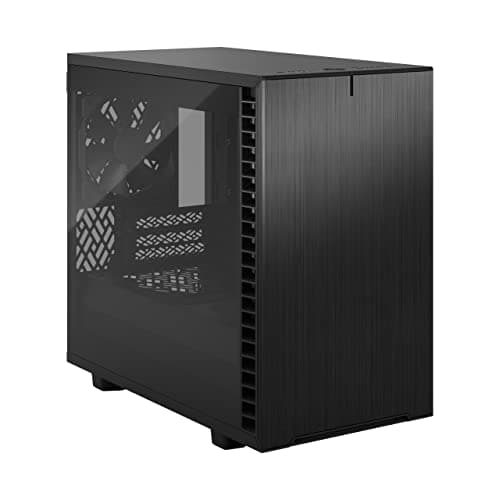 Fractal Design Define 7 Nano Mini-ITX Tower Black Tinted Tempered Glass image
