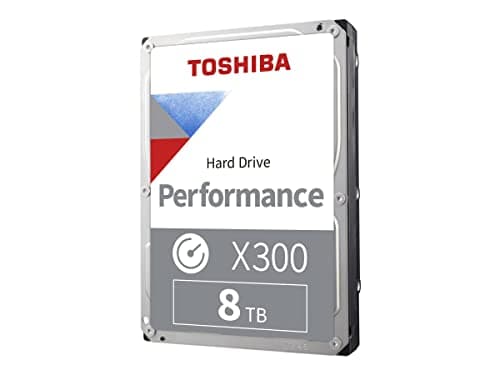 Toshiba X300 8TB HDD 7200RPM 3.5" SATA 6.0 Gb/s Internal image