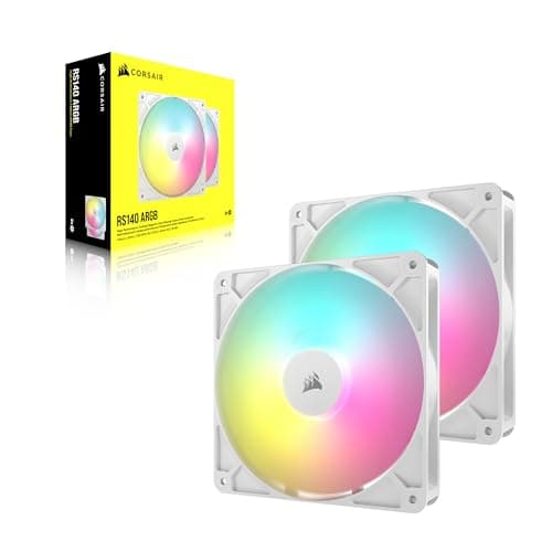 Corsair RS140 140mm White ARGB PWM 95.5 CFM 2-Pack image